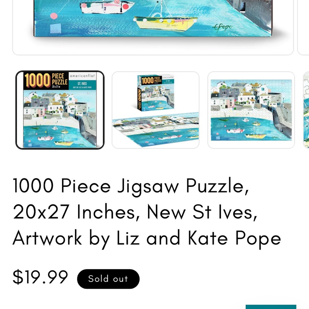 New sealed puzzle ST.IVES - Picture 3 of 3
